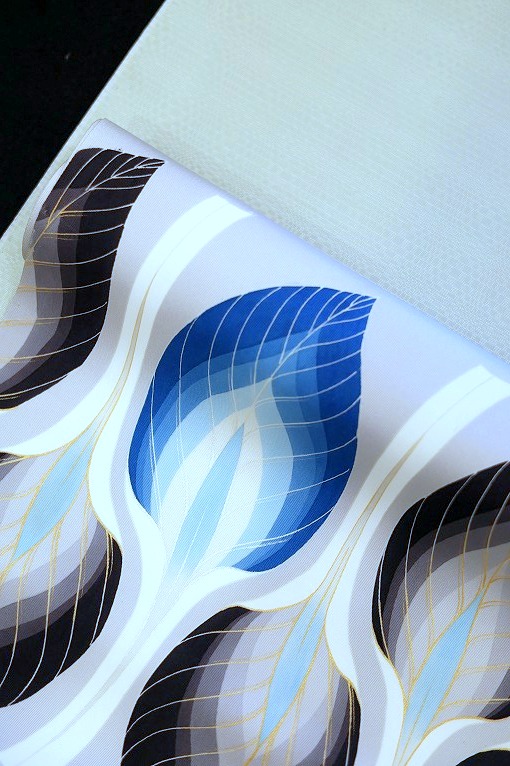 手描き友禅/九寸名古屋帯　湯本エリ子