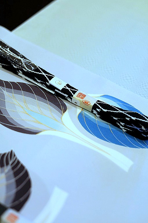 手描き友禅/九寸名古屋帯　湯本エリ子