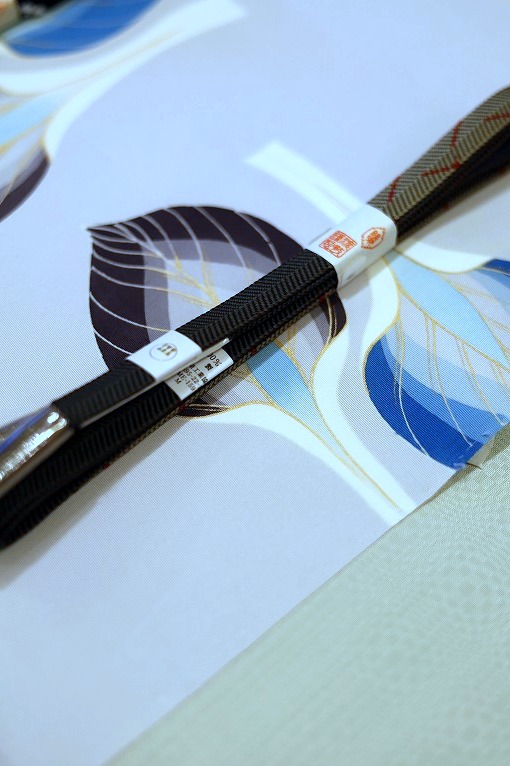 手描き友禅/九寸名古屋帯　湯本エリ子